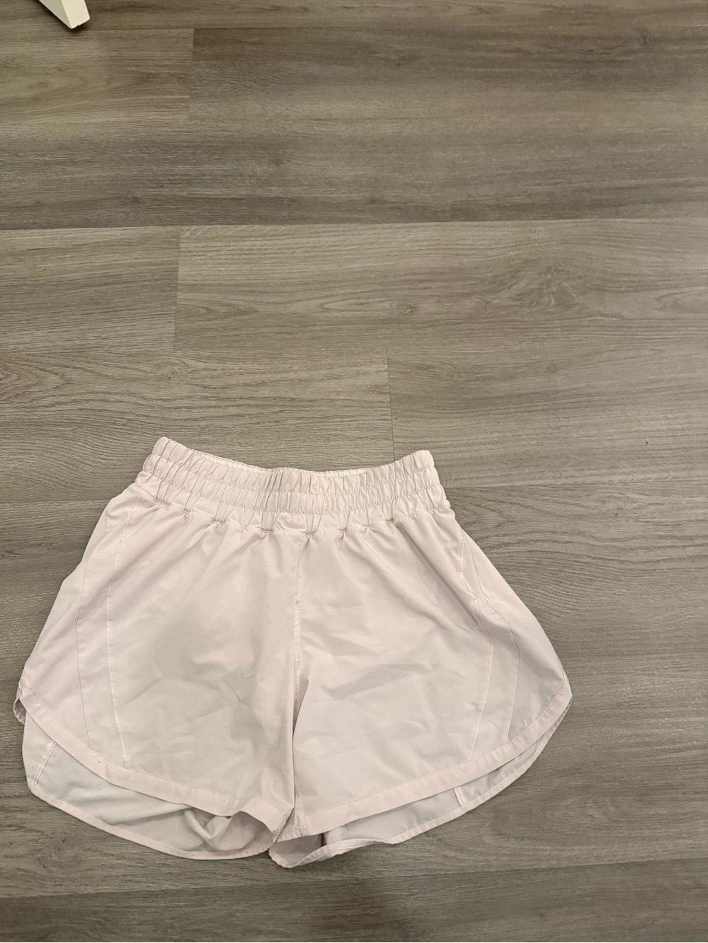 lululemon athletica Light Pink Women's Elastic Waist Running Shorts